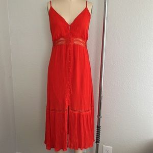 Maxi dress size medium V neckline